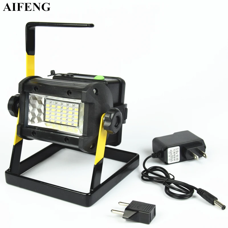 AIFENG портативный прожектор 50 Вт SMD 5730 36Led 2400LM перезаряжаемый 18650 для охоты