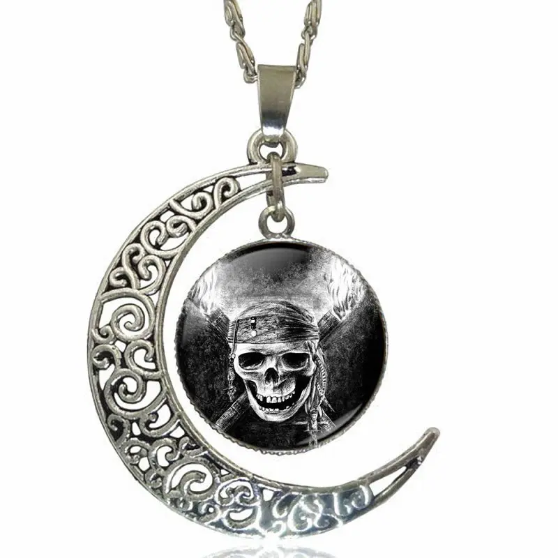 Дизайнерское модное ожерелье с подвеской в виде полумесяца для женщин Эффектное