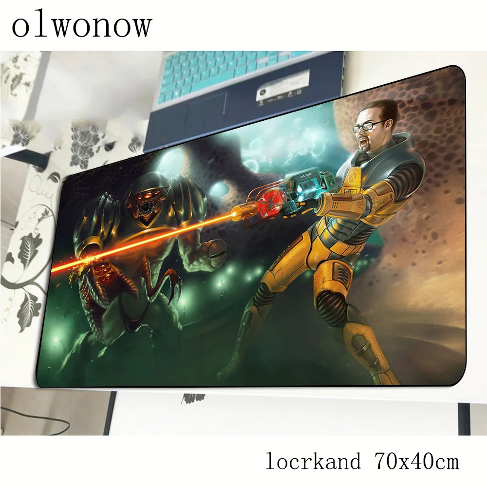 Коврик для мыши half life 70x40 см большие коврики лучший игровой коврик игровые
