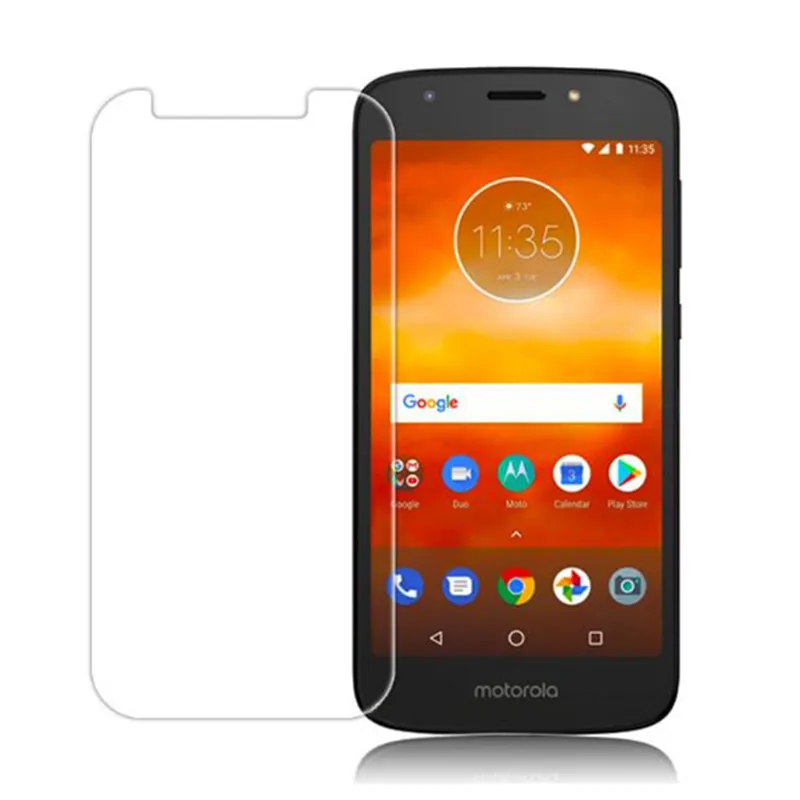 Transparent Glass Закаленное стекло для Motorola Moto E5 E5 Plus E5 Play GO E5Plus E5Play защитная пленка 9H - Цвет: Transparent Glass
