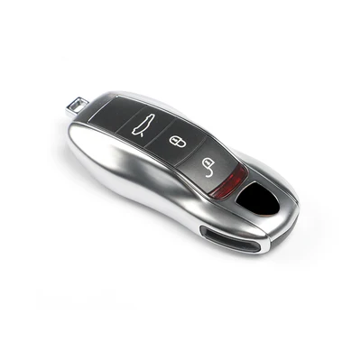 car key case 3 Lsrtw2017 Автомобильный ключ чехол для porsche macan cayenne panamera 718 2011 2012 2013 - Название цвета: car key case 3