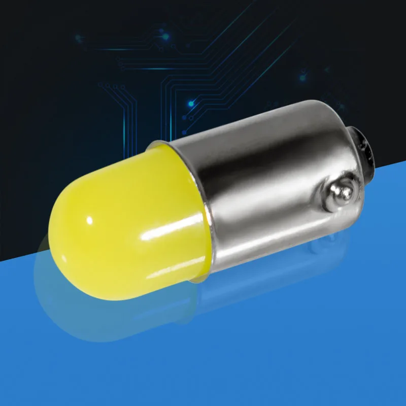 1 шт. BA9S T4W 363 1895 233 супер яркий круглый 3D COB LED чистый белый автомобильный номерной