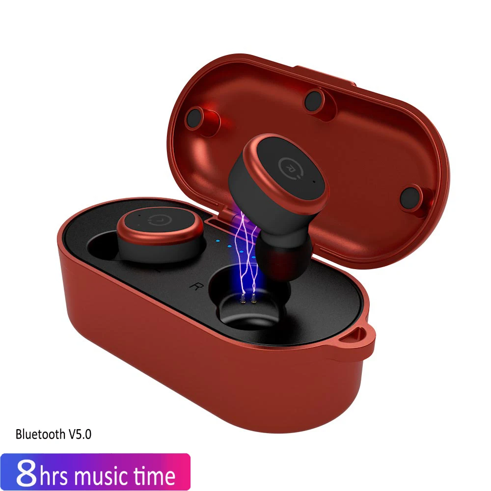 TWS Наушники Беспроводные Bluetooth 5 0 наушники Hifi стерео IPX8 водонепроницаемый