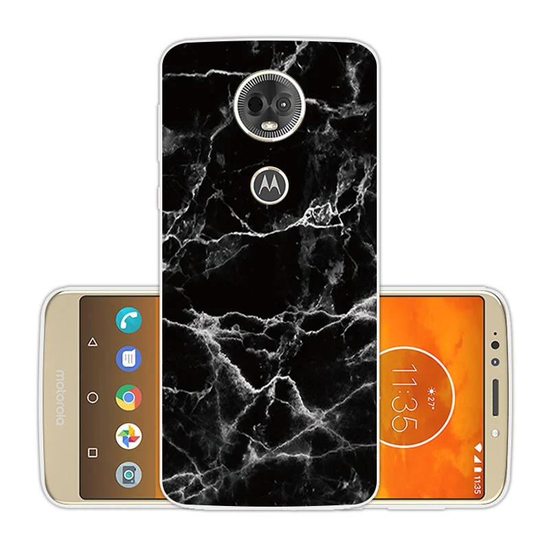 Мягкий силиконовый чехол для телефона Motorola E5 Plus тонкий из ТПУ MOTO E5Plus прозрачный