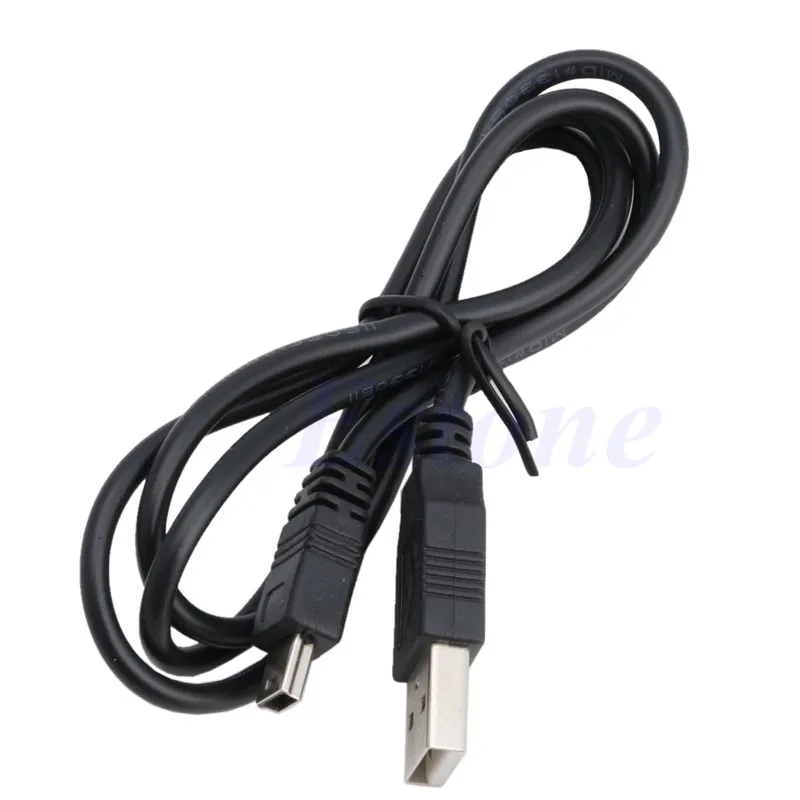1 шт. черный USB 2,0 Мужской A-Mini 5 Pin B зарядное устройство Шнур для зарядки и синхронизации данных адаптер