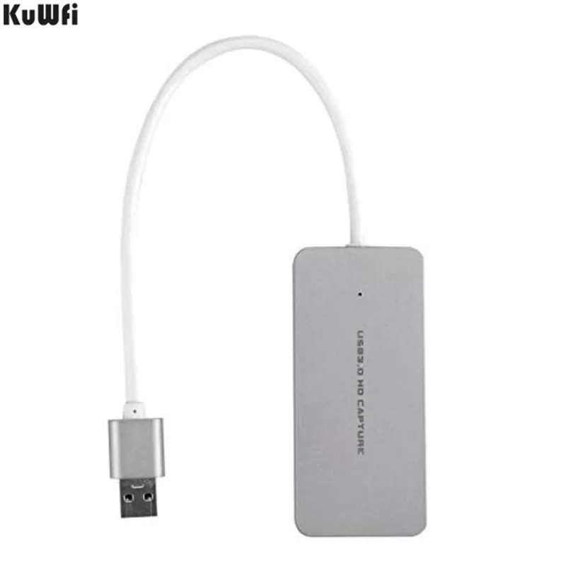 KuWFi видеозахвата адаптер игровая карта захвата HD MI USB ключ Full 1080P видео аудио