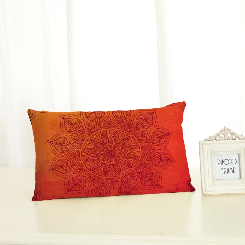 Personalized Geometric Cushion Covers Fashion Creativity Home decoration 30x50 Decorative Beige Linen Pillow Case | Дом и сад