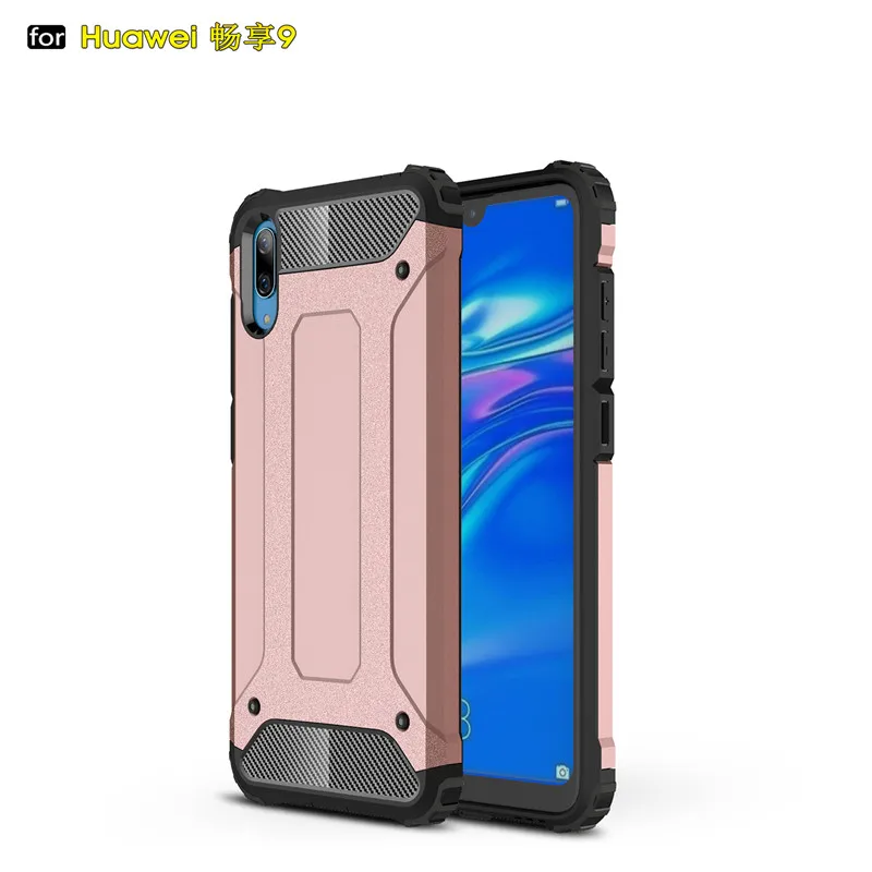 Huawei Y7 Prime 2019 чехол Funda новый роскошный противоударный бампер защиты для huawei Y 7