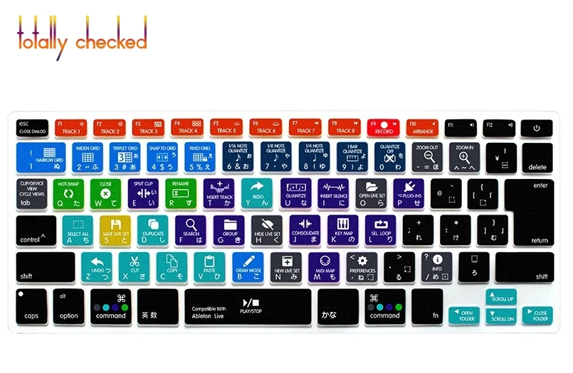 Чехол для клавиатуры Ableton силиконовый защитный чехол Macbook Air Pro Retina 13 15 17