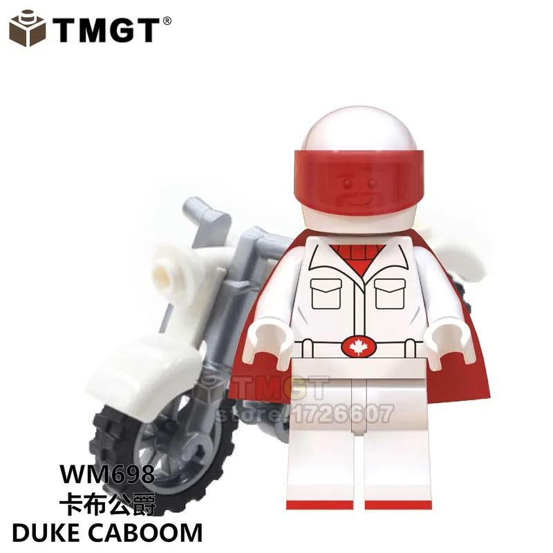 WM698 DUCK CABOOM Playmobil Охотники за привидениями оставайтесь Puft строительные блоки Стич, Микки Маус gremlins E.T Базз Лайтер История игрушек игрушки для детей - Цвет: WM698 DUCK CABOOM