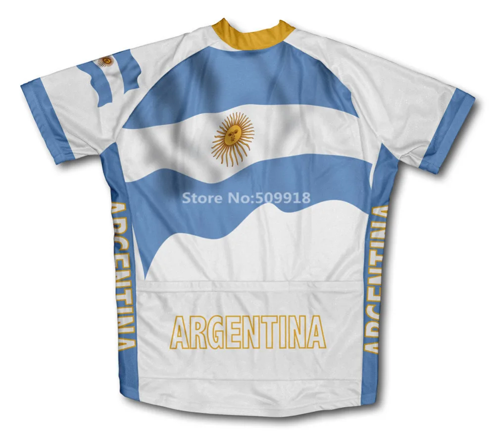 Футболка велосипедная унисекс с флагом Аргентины|ropa ciclismo|jersey ropa ciclismowomen cycling clothing
