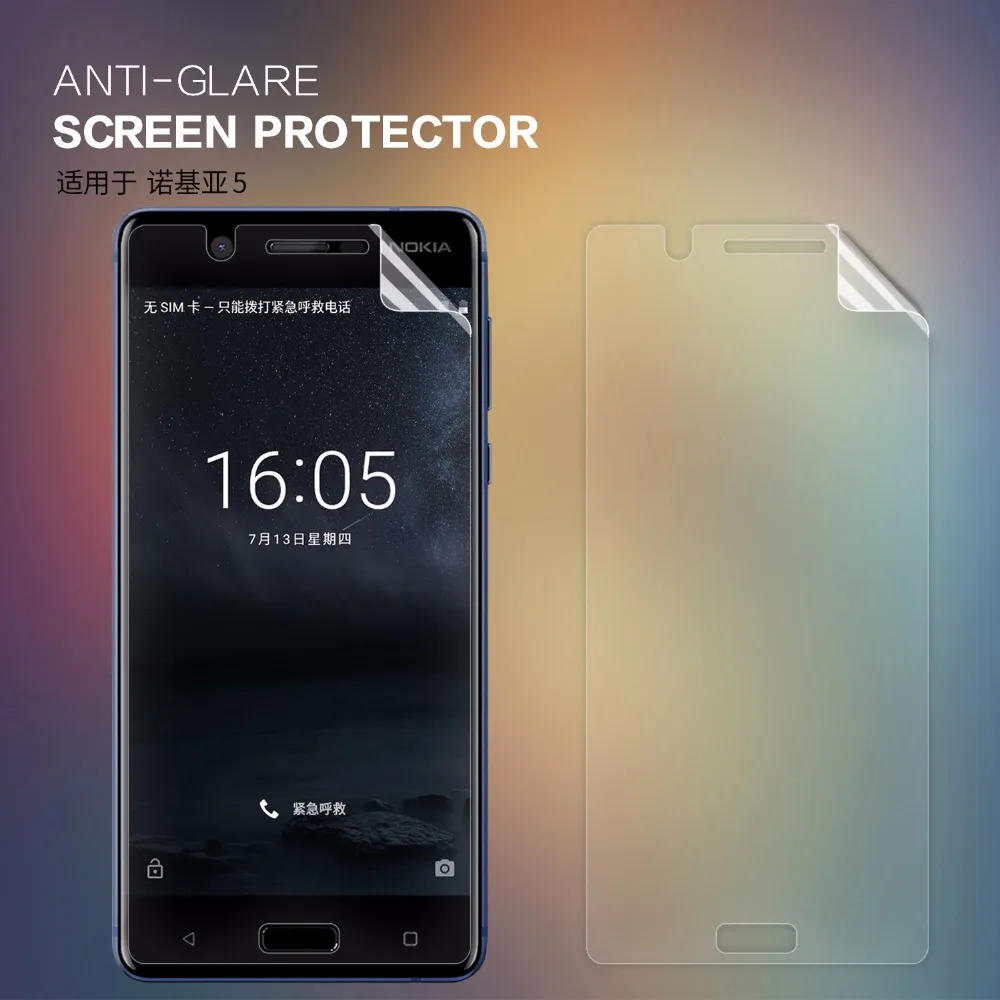 Для Nokia 5 TA 1008 1030 NILLKIN Супер прозрачная защитная пленка против отпечатков пальцев