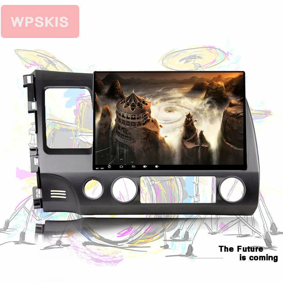 Головное устройство для Honda Civic 2006 2011 8 ядер Android 10 0 DVD GPS с радио RDS BT зеркальная