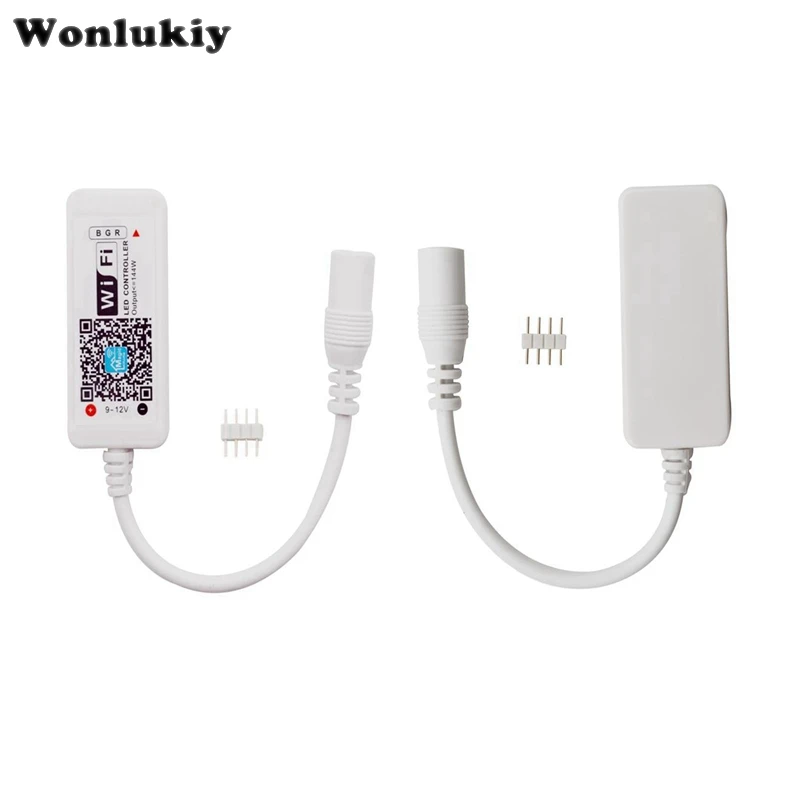 Wonlukiy Mini Mi. light LED WIFI Smart RGB контроллер для полосы света DC 12V телефон приложение