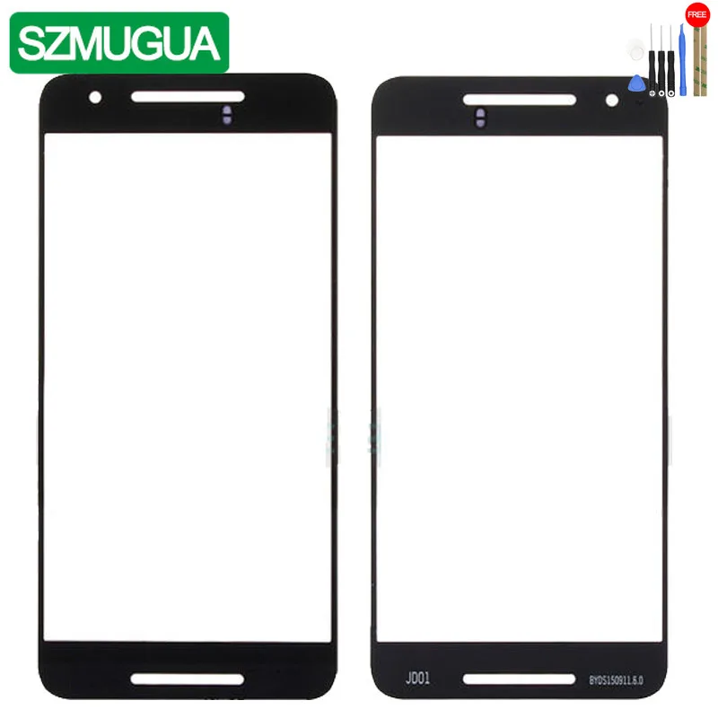 SZMUGUA A+ Топ Замена ЖК Внешний объектив стекло Передняя панель экрана для huawei Google Nexus 6P H1511 H1512 Переднее стекло+ комплекты