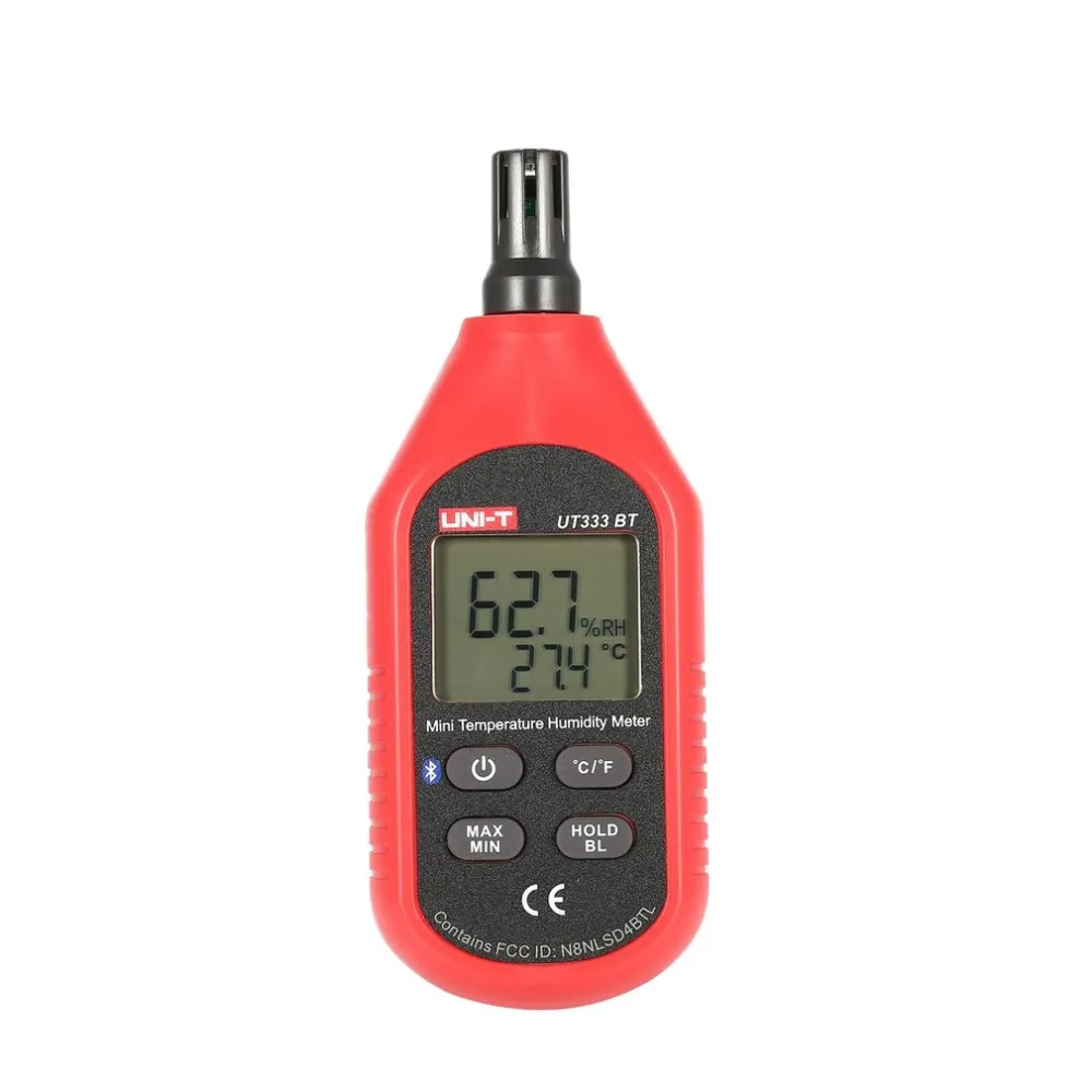 UNI-T UT333BT Bluetooth термометр-гигрометр Цифровой ЖК-дисплей Air Температура измеритель