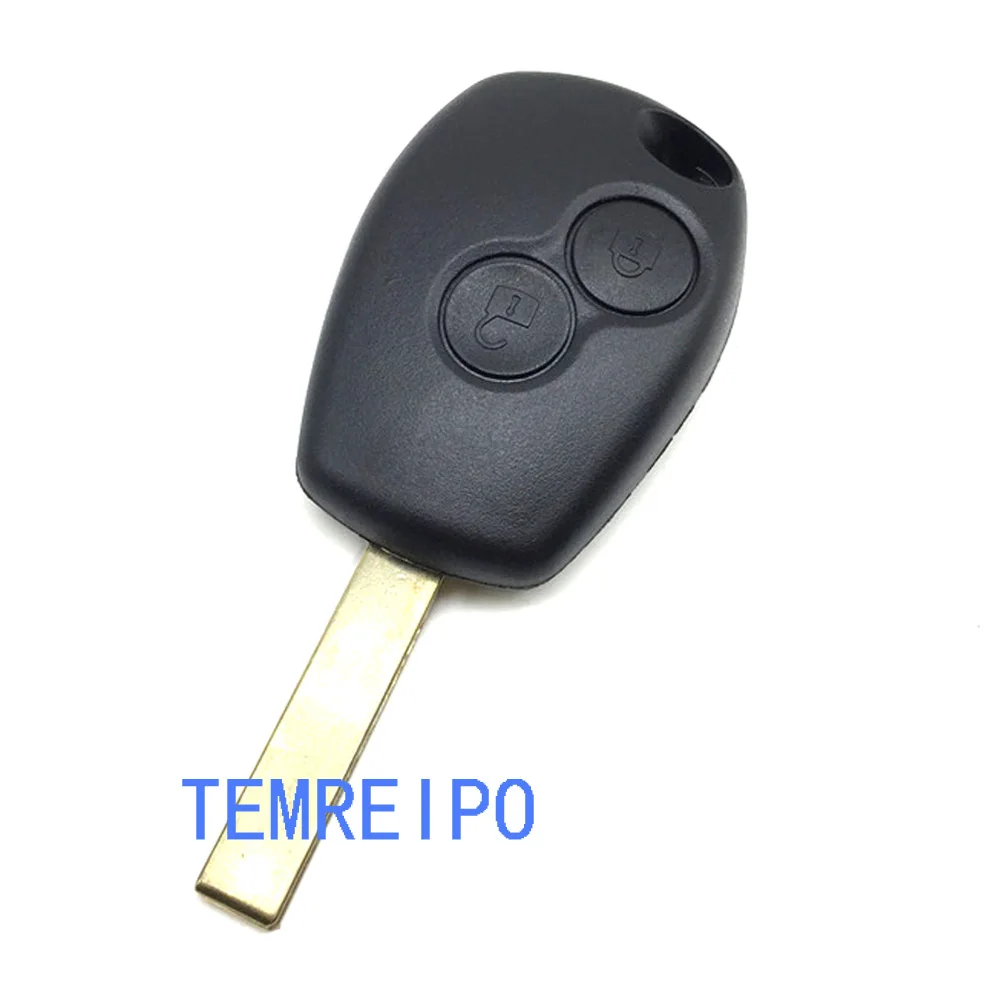 2 чехол для ключей с кнопками Renault Modus Clio 3 Twingo DACIA Logan Sandero Uncut лезвие пазом Fob пульт