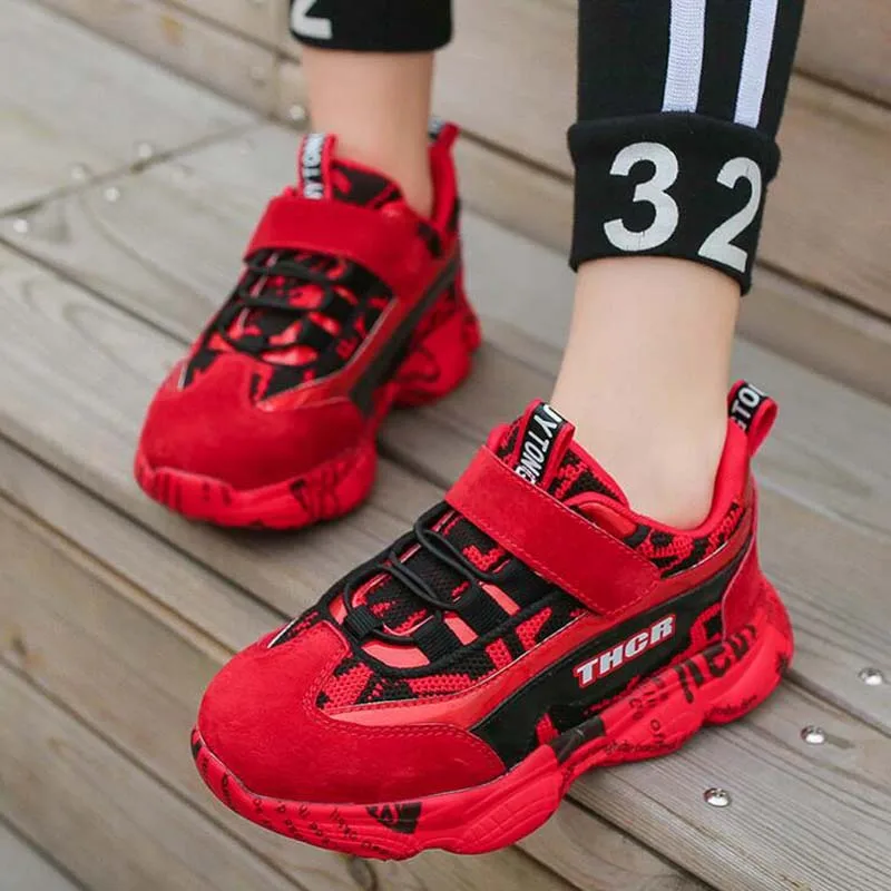 2019 Children's fashion sneakers for 2-12Years breathable boys girls outdoor sport shoes big kids running students | Детская одежда