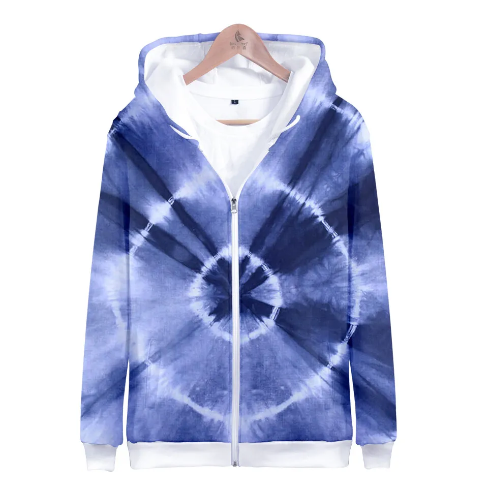 Красочная психоделическая Толстовка Tie Dye с 3D принтом Женская толстовка