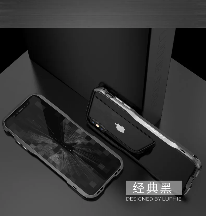 Металлический бампер для iPhone X чехол 10 алюминиевая рамка роскошный корпус противоударный чехол для телефона s для iPhone XS MAX XR жесткий чехол Аксессуары