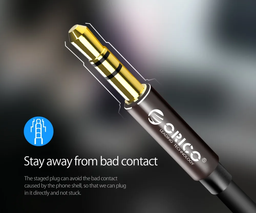 ORICO 3 5 мм Aux удлинитель для наушников Удлинитель iPhone 6 6s Xiaomi redmi plus Huawei Samsung lite аудио