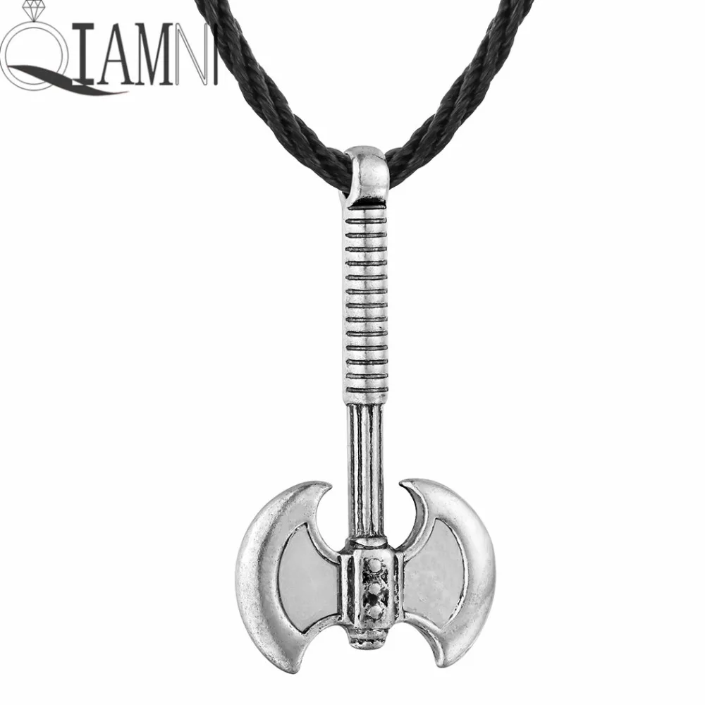 QIAMNI топор славянское величие грозового покровителя солдат перуанское ожерелье с