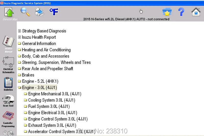 For Isuzu IDSS II 2016.04 - Diagnostic Service System+license | Автомобили и мотоциклы