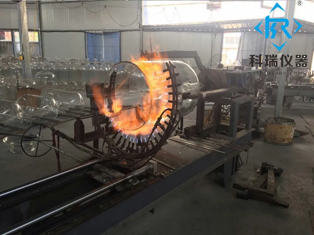 SF-30LEX пилотный стеклянный реактор с конденсатором флягой рефлюкса стеклянным