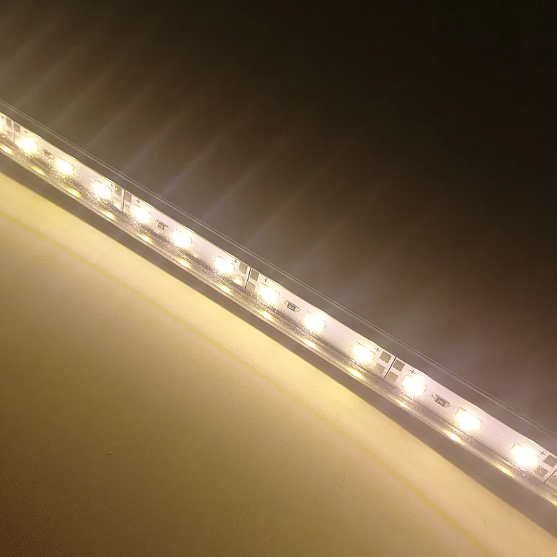 5 шт.* 50 см DC12V SMD 5730 светодиодный жесткий светодиодный светильник с алюминиевой оболочкой+ крышка из поликарбоната светодиодный светильник 5730