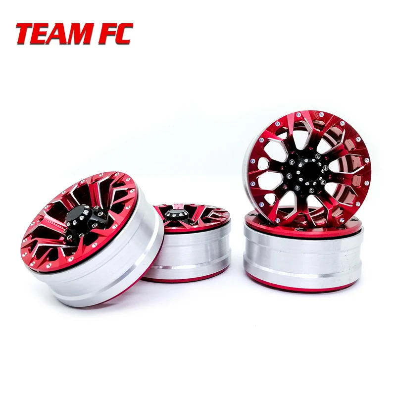 4 шт. колесные диски из алюминиевого сплава 1 9 для 1/10 RC Crawler Axial SCX10 II 90046 TRX4 D90