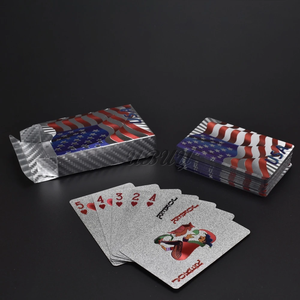 UB The American Statue Of Liberty Plastic Gold And Silver playing card | Дом и сад