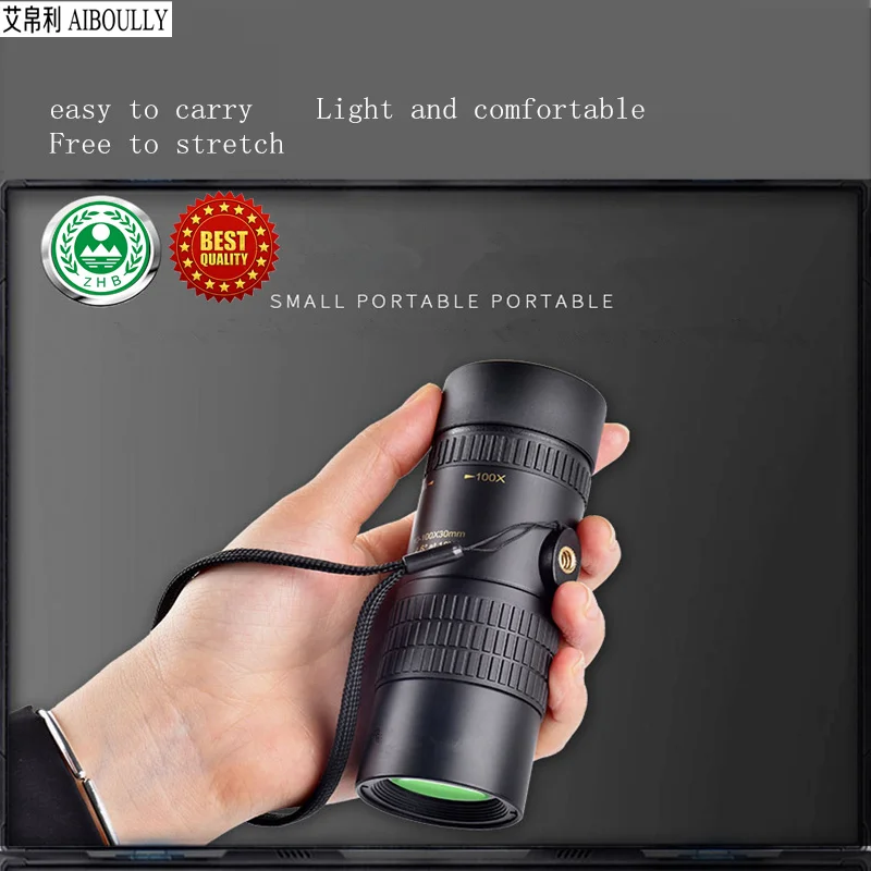 Монокулярный телескоп 10 100 раз на большие расстояния телескопический объектив 500