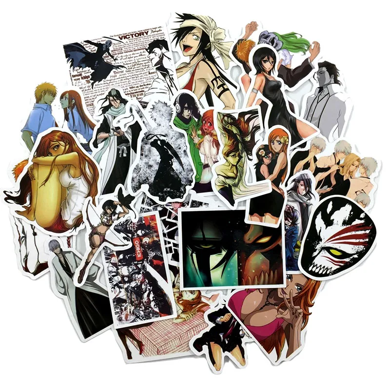 10/50 шт./лот в стиле японского аниме Bleach JDM наклейка для ноутбука гитары