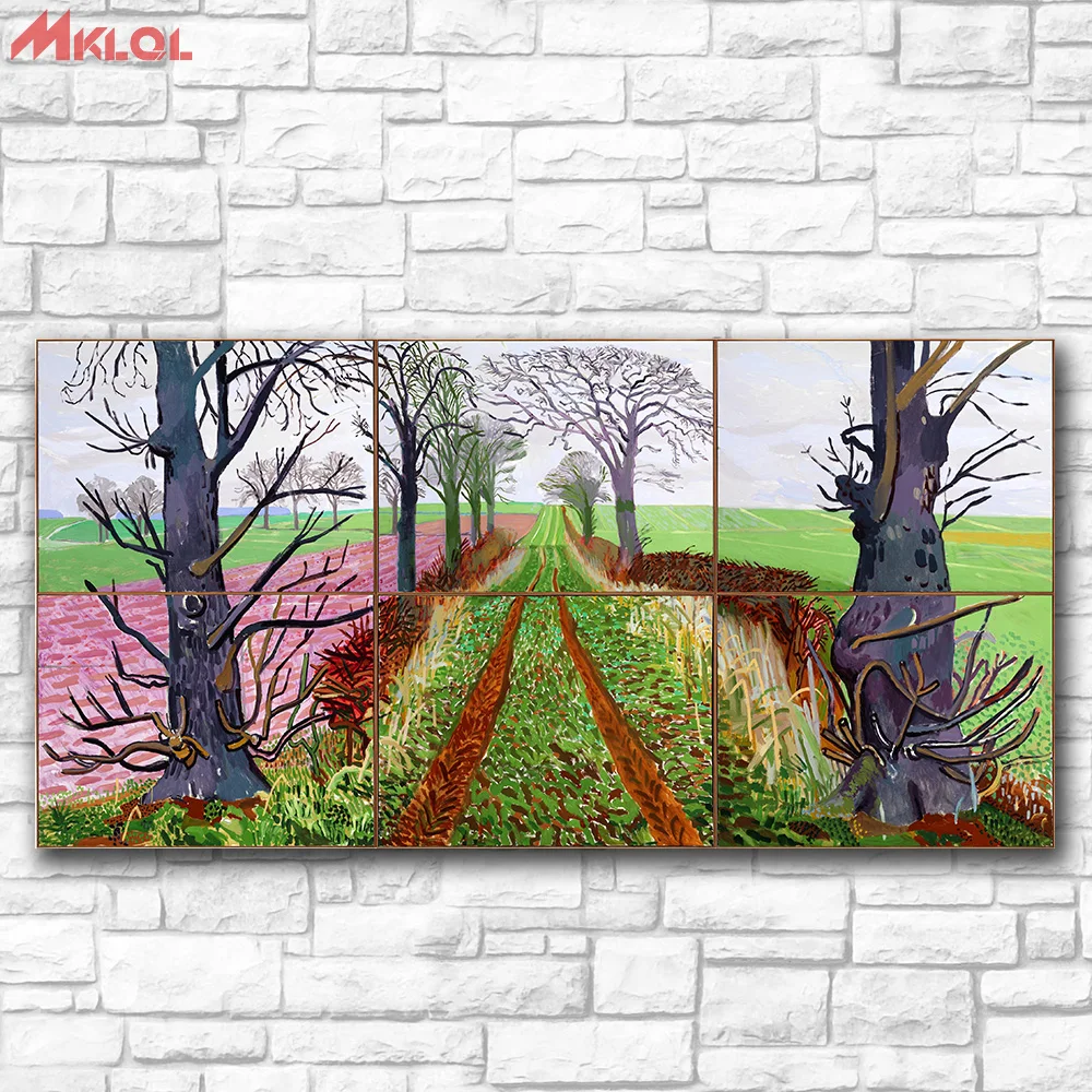 Модная картина маслом зимняя домашний декор на холсте современная настенная