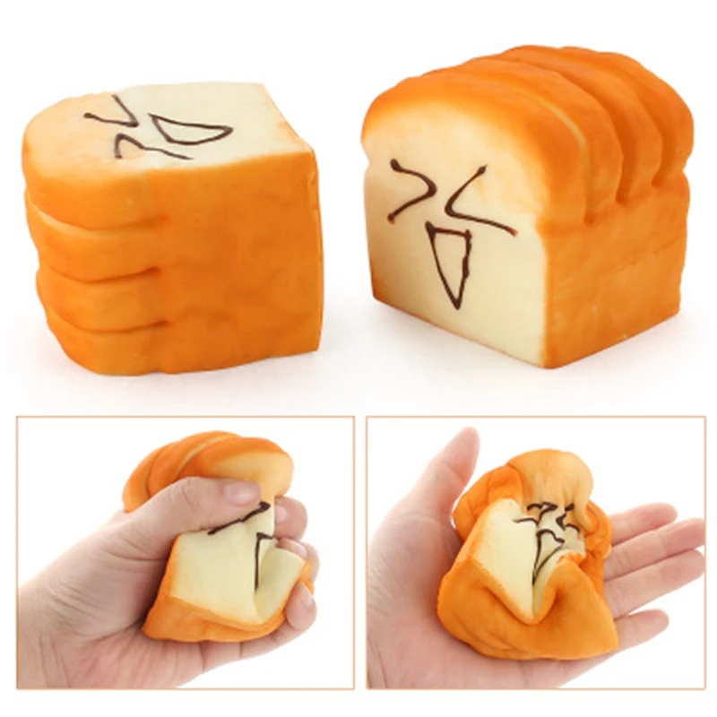 Jumbo мягкие медленно растущие игрушки Squishies антистрессовые игрушки PU арбуз хлеб кошка молочный зуб панда Kawaii сжимаемые игрушки