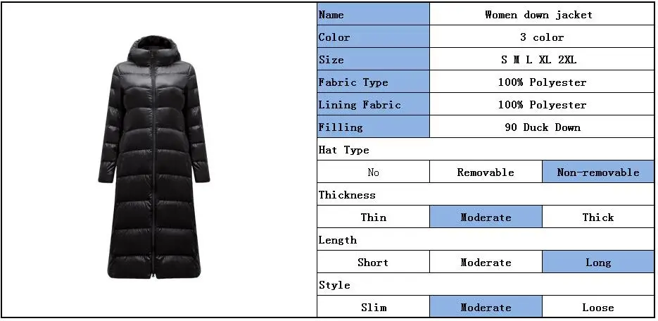 NewBang Брендовое длинное пуховое пальто, Женский легкий пуховик для женщин, пальто с перьями, зимняя ветровка, теплая парка