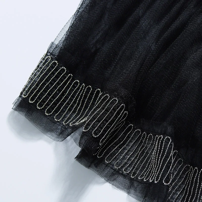 Женское платье с рукавом-бабочкой Johnature однотонное Кружевное Платье До Колена в