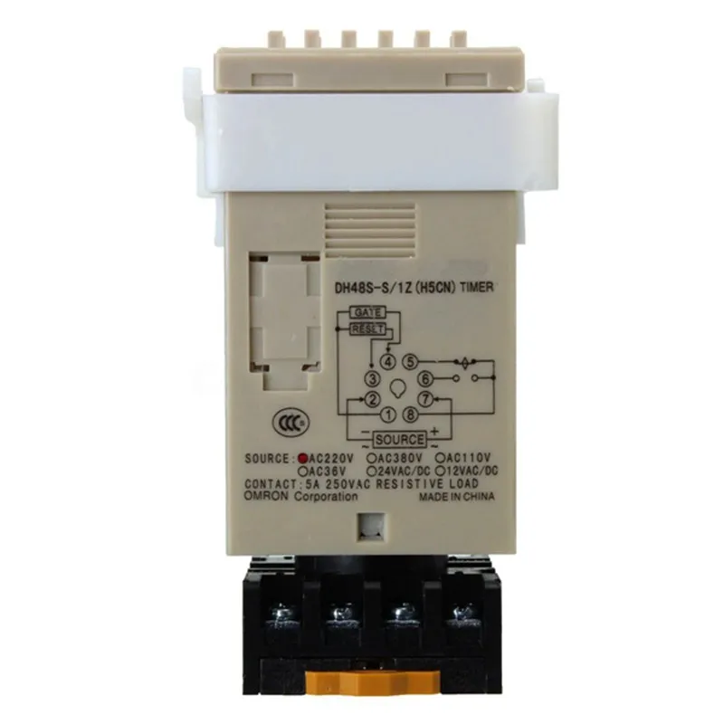 AC 220V 5A Programmable Double Time Timer Delay Relay Device Tool DH48S-S | Обустройство дома