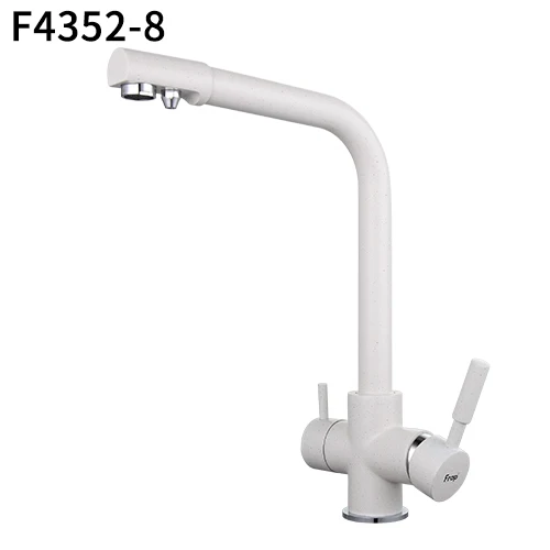 FRAP Kitchen Faucet 5 color brass kichen sink faucet water mixer taps with filtered water mixer cold and hot water tapware - Цвет: F4352-8