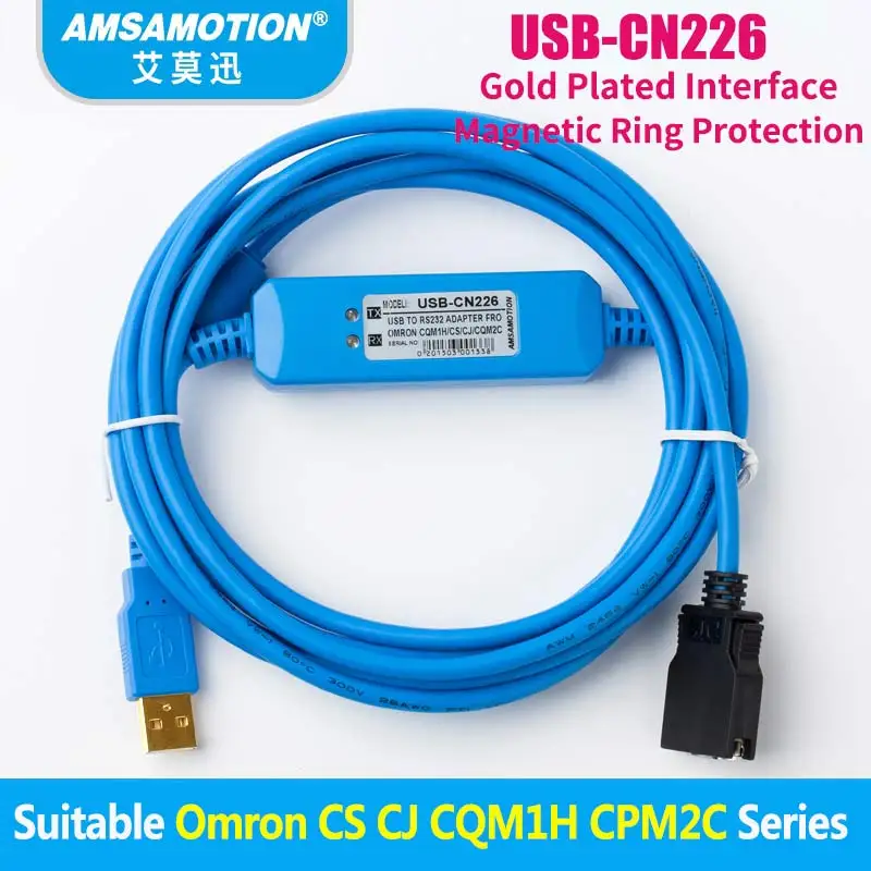 USB-CN226 Amsamotion дизайн экономичный кабель подходит Omron CS CJ CQM1H CPM2C серии ПЛК кабель для программирования линия загрузки