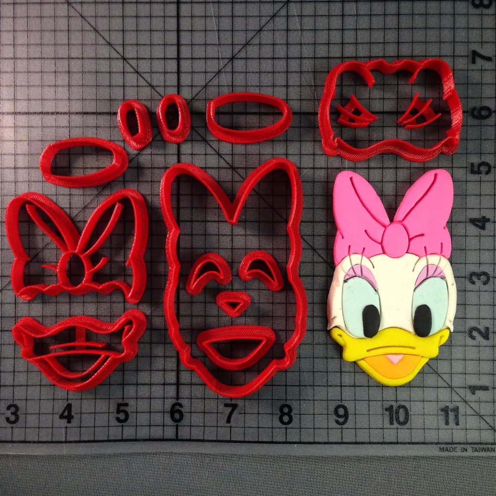 Изготовление на заказ 3D Печатный мультфильм Маргаритка утка помадка фрукты кекс