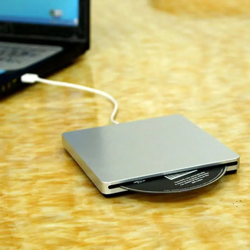 Внешний оптический привод для ноутбуков Apple Mac USB черный