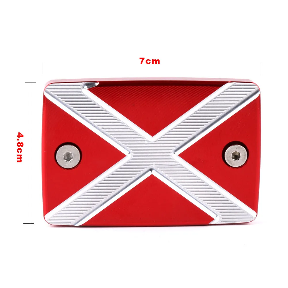 Алюминиевая крышка резервуара для тормозной жидкости и топлива мотоцикла с ЧПУ
