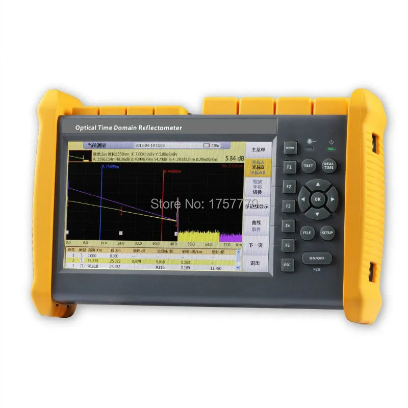 

Grandway FHO5000 D35 35/33dB SM 1310/1550nm Optical Time Domain Reflectometer Fiber Optic OTDR