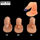 Искусственные ногти высокого качества, накладные ногти, накладные ногти для тренировок, отображение пальцев, дизайн ногтей, насадки для инструментов УФ-гель, акрил, для начинающих