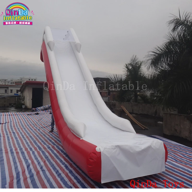 Горячая продажа 3 м высота надувная плавающая яхта горка водные игрушки водная