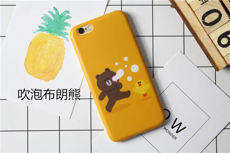 2017 Cute Cartoon Phone Case For apple iPhone 6s Cases Soft silicon IMD matte tpu Cover Coque Fundas iphone 6 Plus |