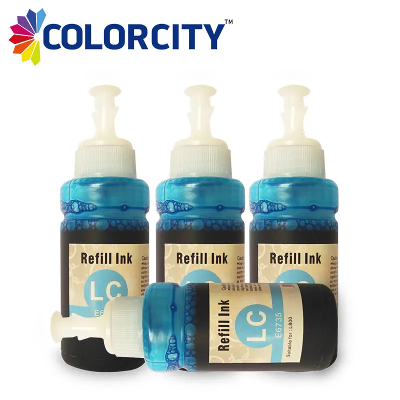 1 шт. 70 мл свет Cyan LC чернила T6735 Специальные краски для Epson L100 L111 L110 L200 L210 L201 L211 L220 l800