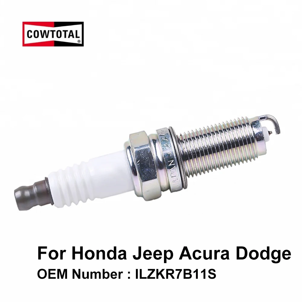 Cowtote Platinum Свеча зажигания для Honda CRV Odyssey Jeep Grand Cherokee Acura MDX RDX Dodge Journey OE ILZKR7B11S