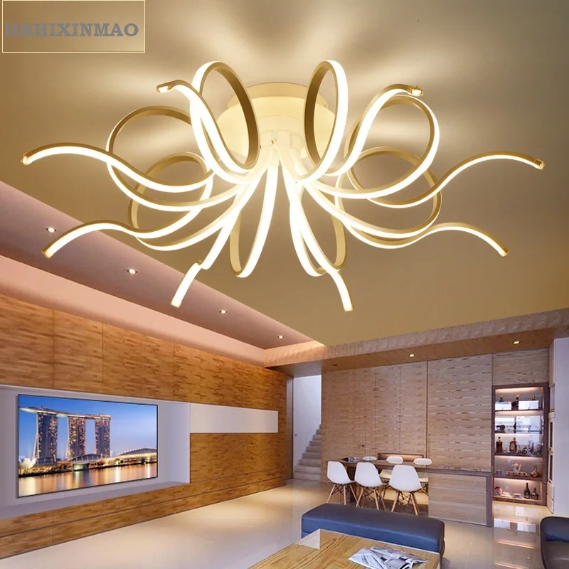 

Новый светодиодный потолочный светильник HSHIXINMAO в скандинавском стиле для гостиной, креативные потолочные светильники для спальни, кабинет...